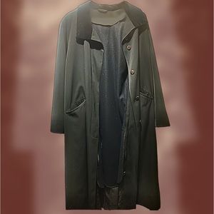 Woman’s large heavy duty trench coat by Gallery